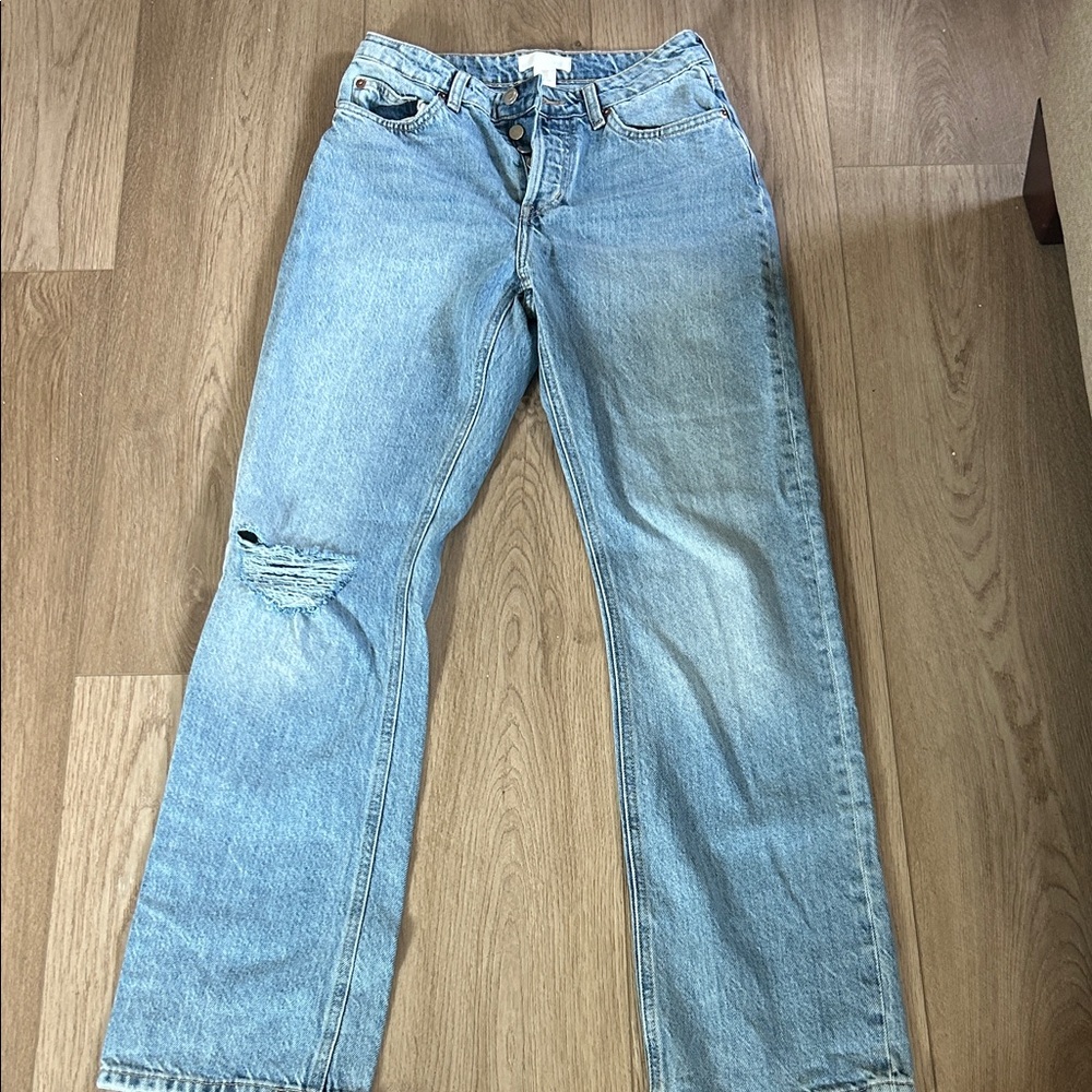 H&M Light Blue Denim Pants